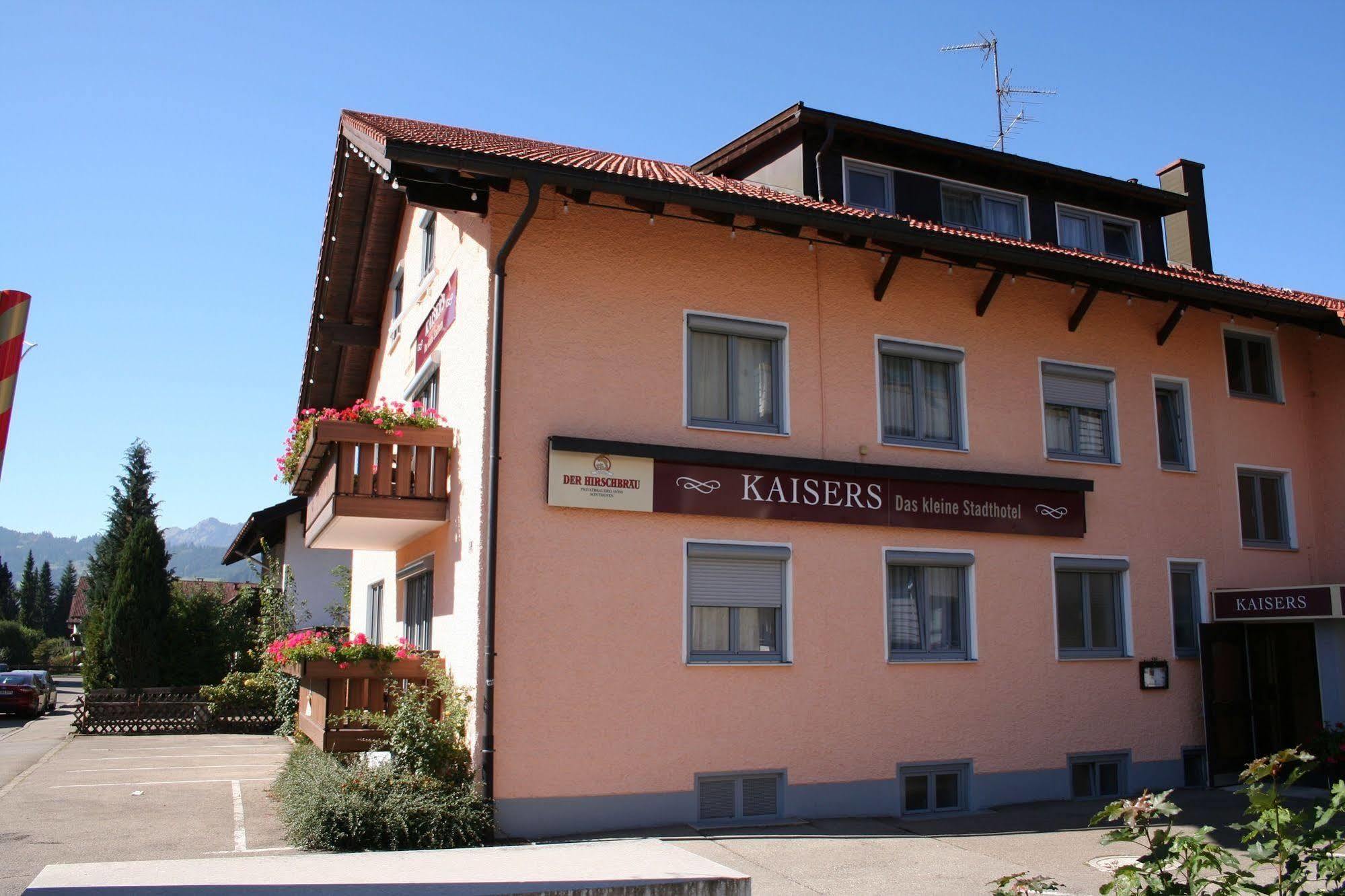 Kaisers Das Kleine Stadthotel Sonthofen Exteriér fotografie